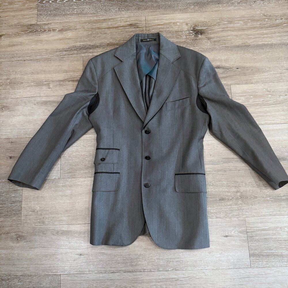 Vivienne Westwood Grey Wool Suit size - EU 52 Mid 2000s 3-Button Single Breasted